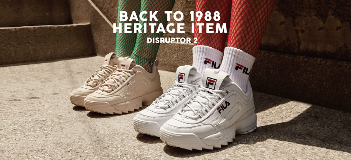 [FILA] フィラ Disruptor 2 ディスラプター2　FS1HTZ3071X-WWT ホワイト スニーカー