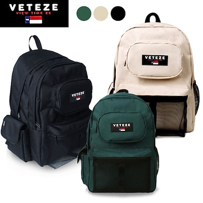 [VETEZE] RETRO SPORT BAG ユニセックス レトロスポーツ リュック(3 colors)