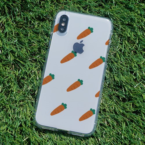 [AKAN] にんじんフォン iPhone X/XS 7/8 7+/8+ Galaxy LGシリコンケースBTS /ジョングク