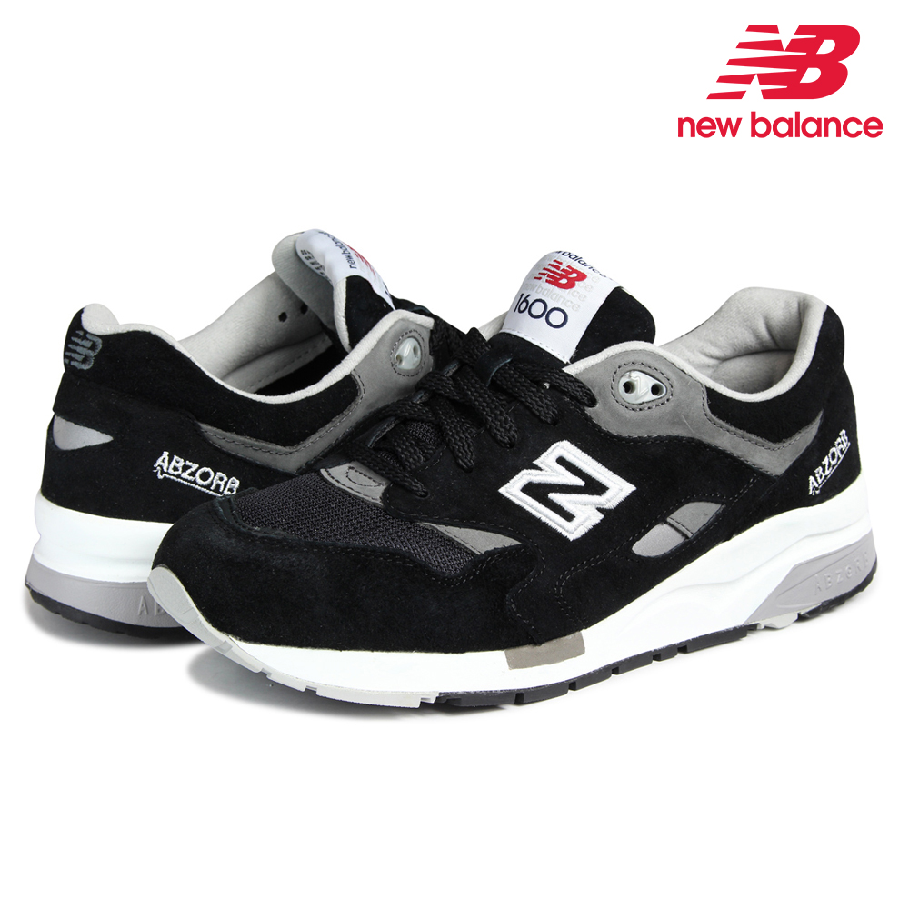[NEW BALANCE]ニューバランス 1600 CM1600BK ブラックク ラシック スニーカー 運動靴