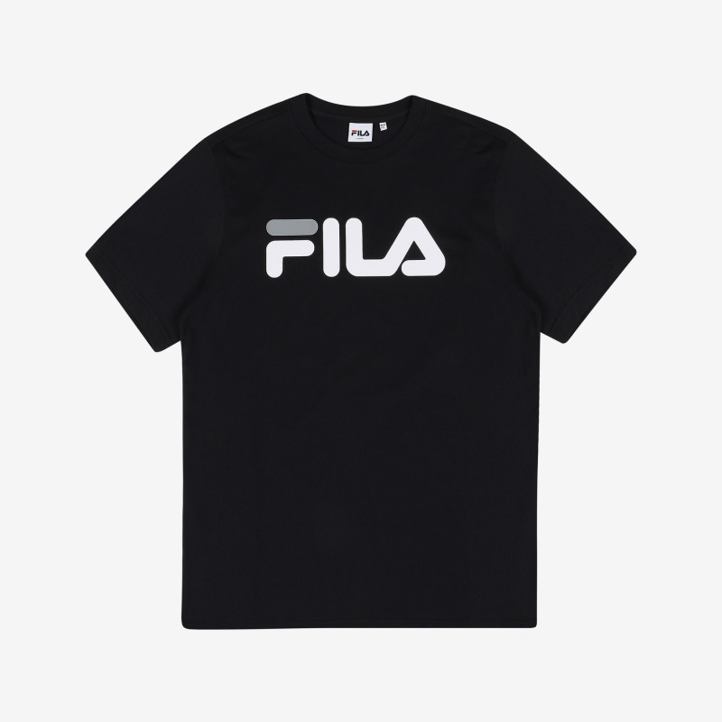 [ FILA ] レギュラーフィットリニアロゴ半袖Tシャツ FE2RSB5101X_BLK ブラック