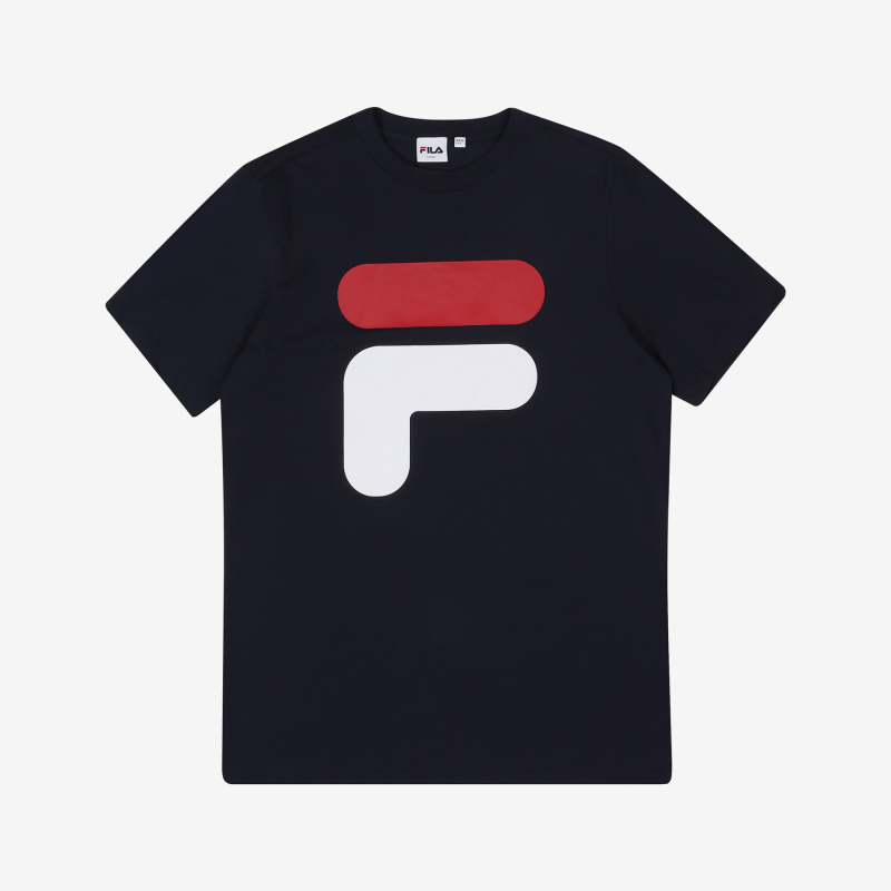 [ FILA ] レギュラーフィット BIG Fロゴ半袖TシャツFS2RSB2002X_INA ネイビー