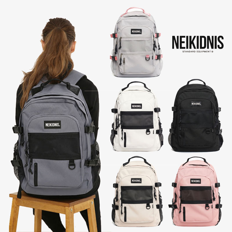 [NEIKIDNIS] ABSOLUTE BACKPACK 6色 バックパックリュックサック 韓国ファッション ユニセックス 学校 学生