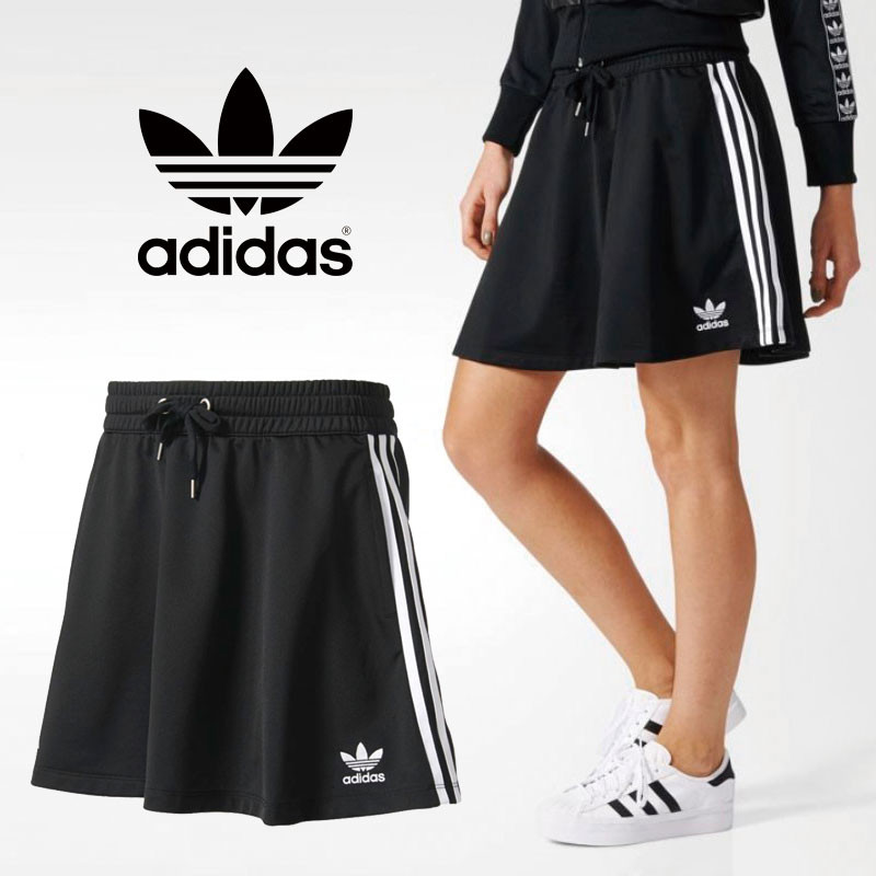 [adidas] BJ8176 3ストライプスカート ブラック 3 Stripes Skirt ジャージ (アディダス) 韓国ファッション