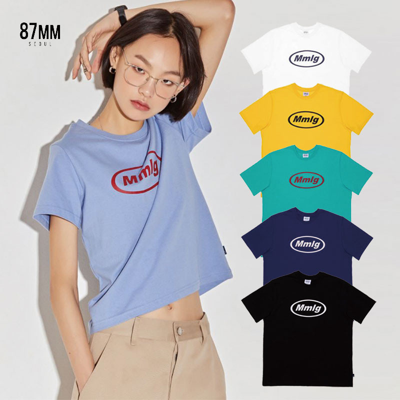 [87mm] 19S/S MMLG HF-T 6色 半袖Tシャツラウンドティー 韓国ファッション ユニセックス カップル