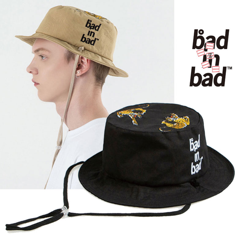 [BADINBAD] P00000ET ALTAICA TIGER BUCKET HAT UVハット 韓国ハット 韓国ファッション レディース メンズ ユニセックス