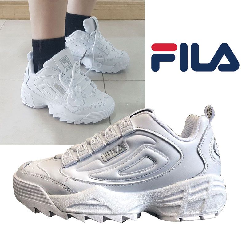 [FILA] FS1HTB1222X DISRUPTOR3 ディスラプター スニーカー ダッドスニーカー 韓国ファッション レディース メンズ ユニセックス スニーカー 白 スニーカーふぃら