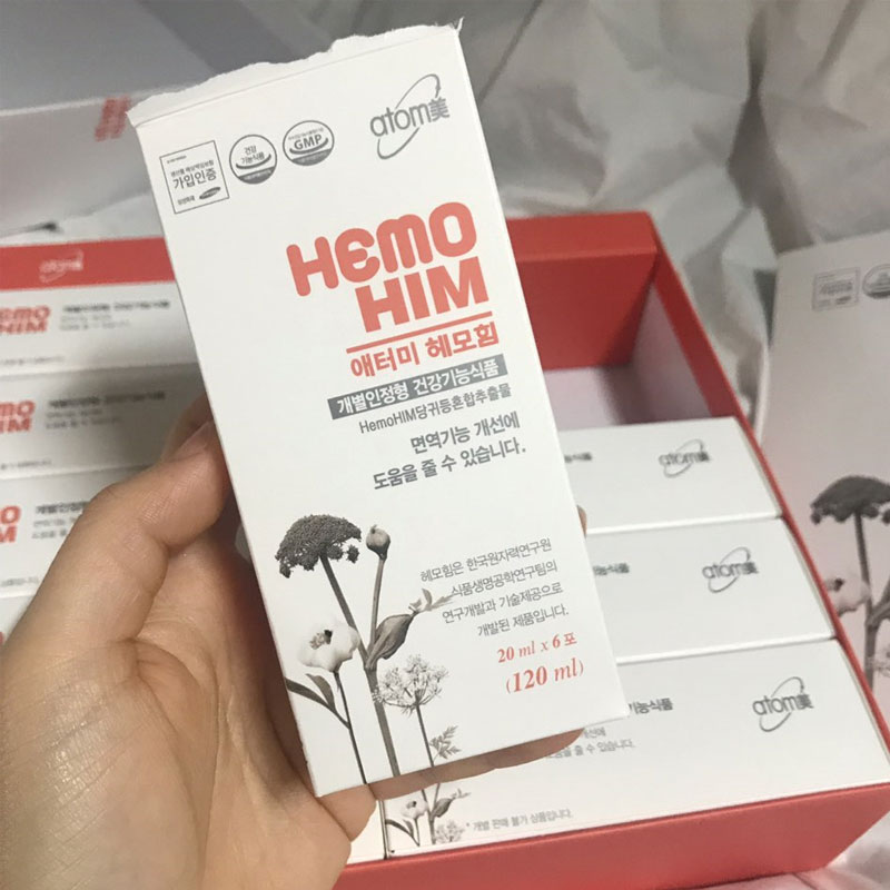 直送商品 atom美 アトミ HEMOHIM ヘモヒム 20ml×60包 BOX