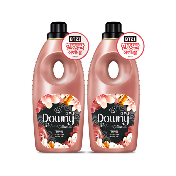 [DOWNY] ダウニー防弾少年団 BTS ジョングク 使用 パフュームアドラブル1L+1L Adorable 高濃縮繊維柔軟剤