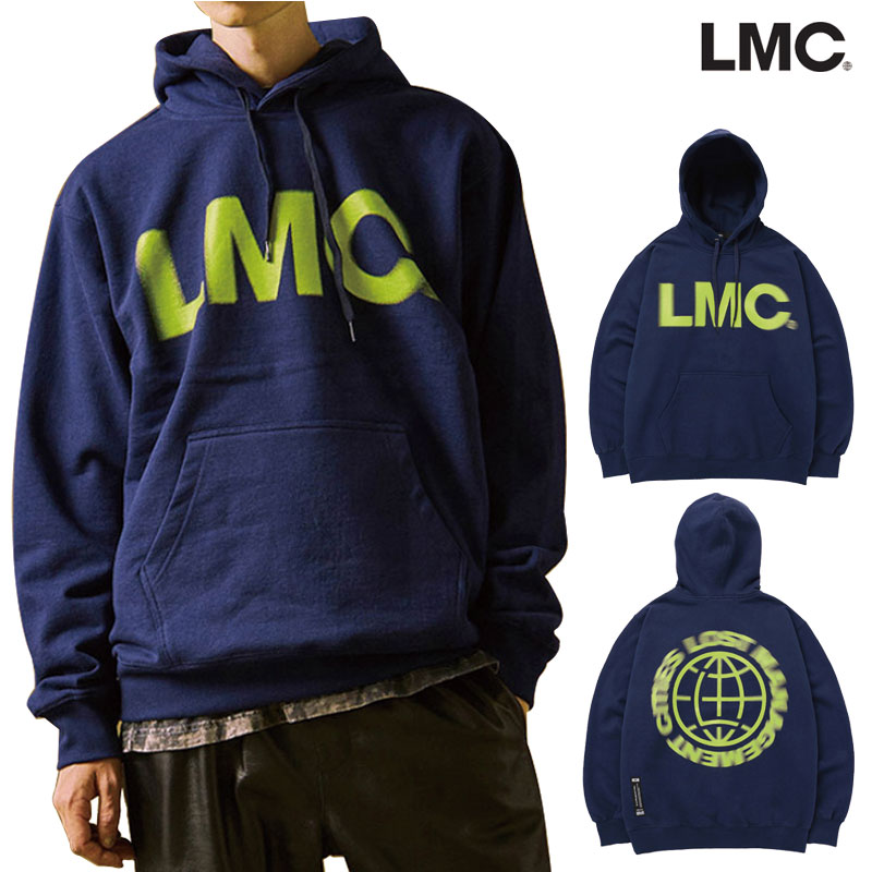 [LMC] MOVING OG LOGO HOODIE 韓国ブランド フード付きTシャツ 長袖 韓国ファッション レディース メンズ ユニセックス