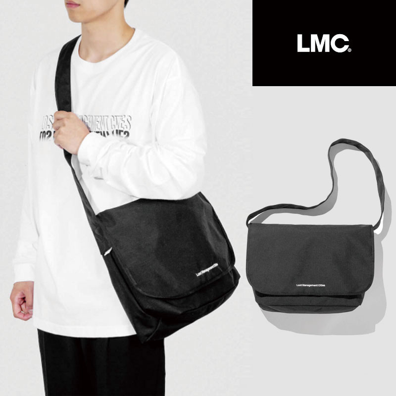 [LMC] SYSTEM MESSENGER BAG クロスバックショルダーバッグ 韓国ファッション レディース メンズ ユニセックス