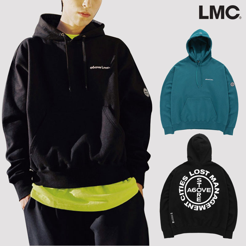 [LMC] x A6OVE HOODIE 韓国ブランド フード付きTシャツ 長袖 韓国ファッション レディース メンズ ユニセックス