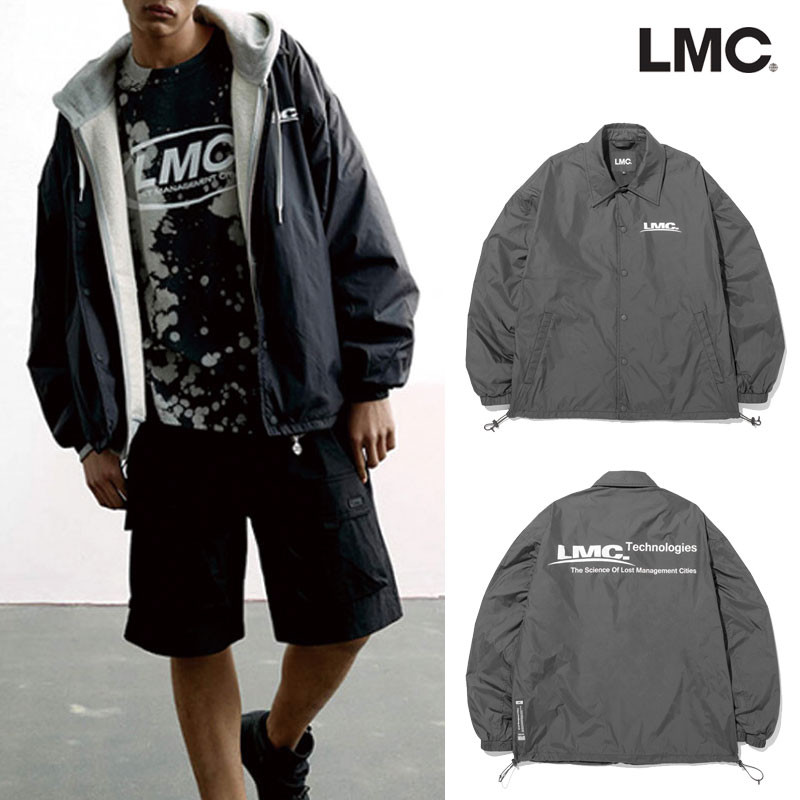 [LMC] TECH LOGO COACH JACKET ジャケット クラシック コーチジャケット 韓国ファッション レディース メンズ ユニセックス