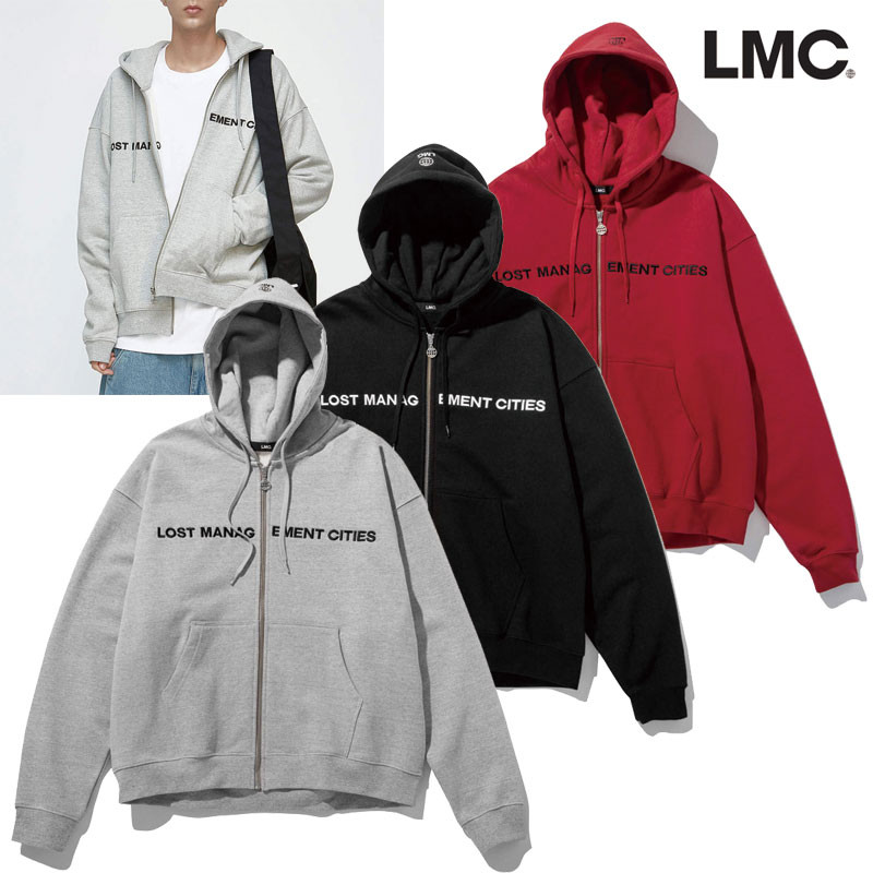 [LMC] CAPITAL ZIP-UP HOODIE ジップアップパーカー 韓国ブランド パーカー フーディ Tシャツ 長袖 韓国ファッション レディース メンズ ユニセックス