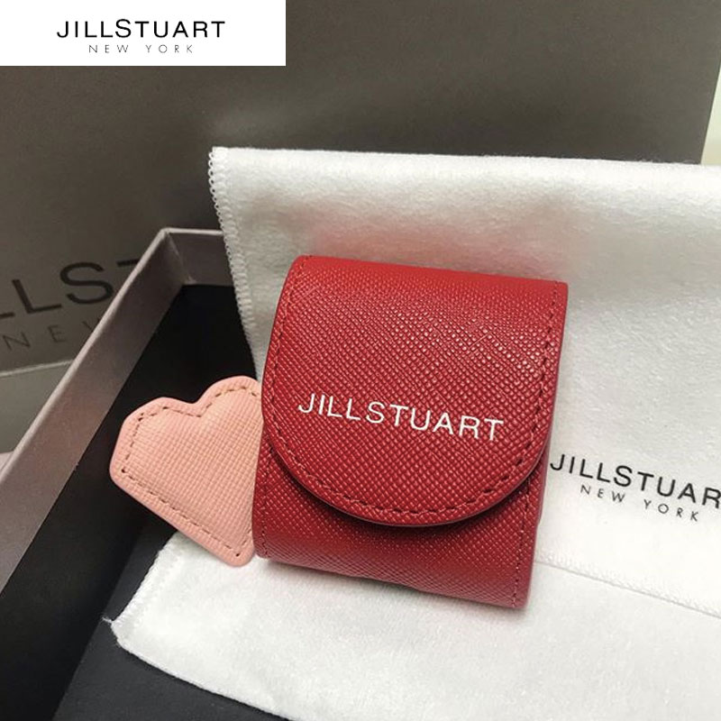 [JILL STUART] JAHO9F448R2 レザー ケース カバー 収納ケース エアーポッズケース イヤホンケース 収納バッグ 保護 防塵 耐衝撃 キズ防止 落下防止 衝撃吸収 iPhone