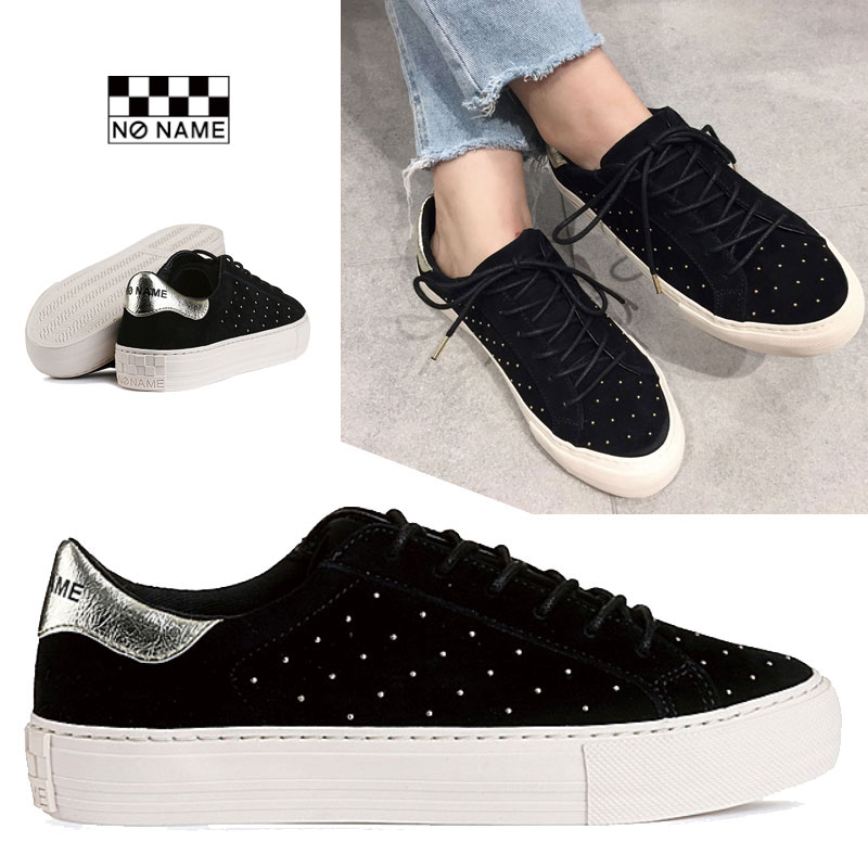 [NO NAME] SNNF183CV04-015 ARCADE SNEAKER SUEDE/STUDS 厚底スニーカー スニーカー ダッドスニーカー スニーカー 韓国ファッション レディース