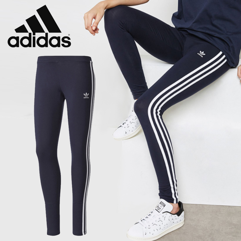 [adidas] ADIDAS WOMENS ORIGINALS 3-Stripe Long Tights Leggingsアディダスタイツ・ストライプレギンスBP5246