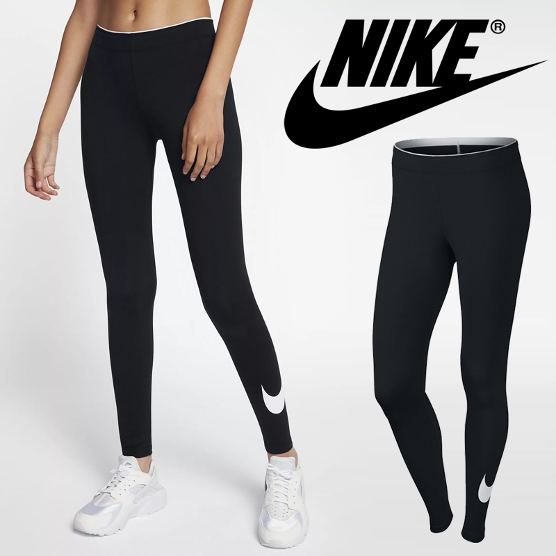 [NIKE] WOMENS CLUB LOGO2 BLACKLEGGINGS ナイキ ロゴ レギンス レディース ブラック (815997-010)