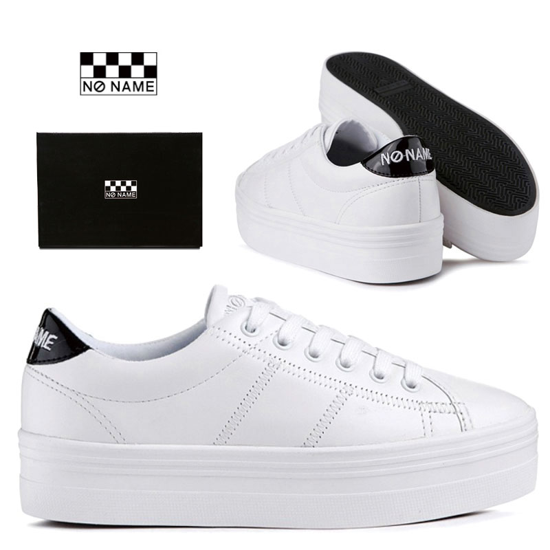 [NO NAME] SNNF181NB04-001 PLATO SNEAKER Nappa/Patent 厚底スニーカー スニーカー ダッドスニーカー 白スニーカー 韓国ファッション レディース