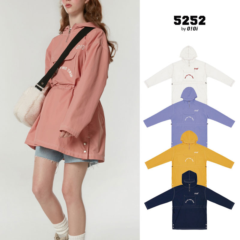 [5252BY OIOI] WIND CAMP ANORAK 5色 ジャージ ジャケット アウター 韓国ファッション レディース メンズ ユニセックス