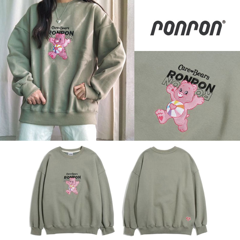 [RONRON] CARE BEARS PASTHEL SWEATSHIRTS ケアベア スウェットシャツ 長袖 韓国ファッション レディース