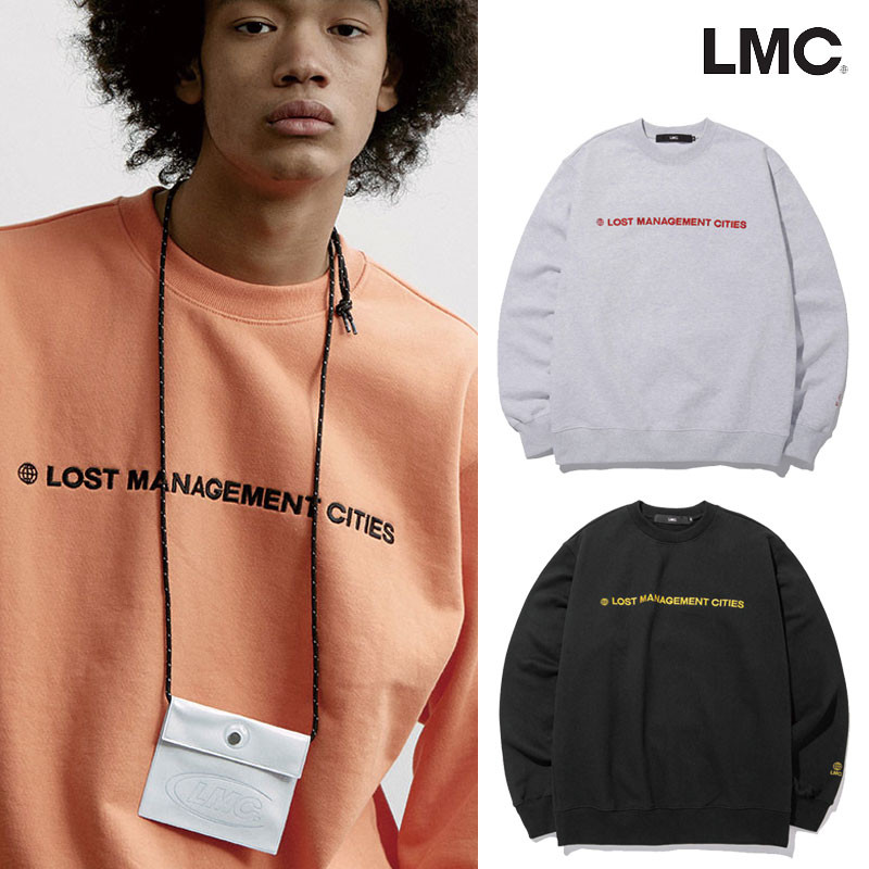 [LMC] CAPITAL LOGO SWEATSHIRT 韓国ブランド Tシャツ 長袖 韓国ファッション レディース メンズ ユニセックス