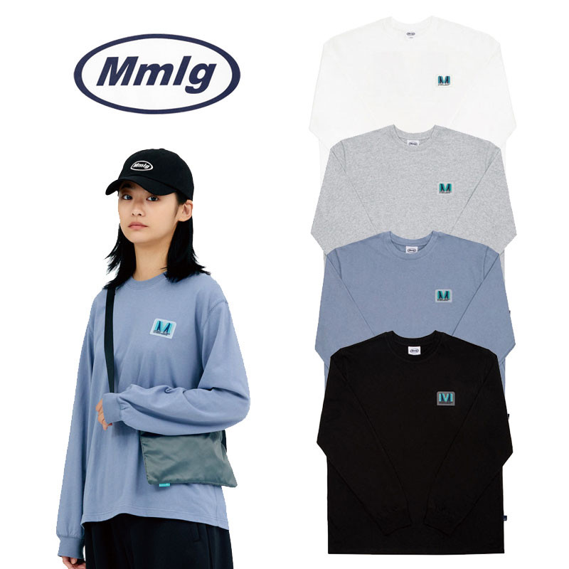 [87mm] RAINBOW M LSV-T MMLG 長袖 Tシャツ 韓国ファッション ユニセックス レディース メンズ