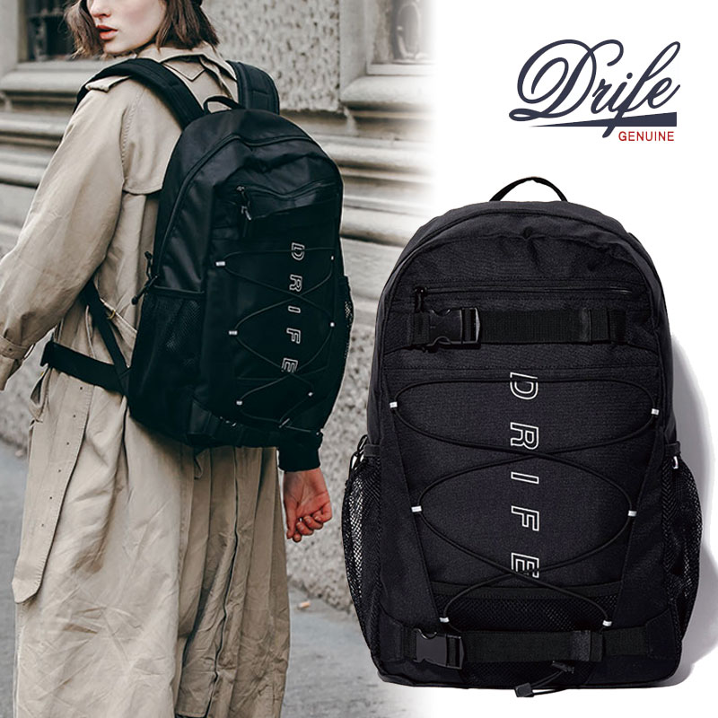 [DRIFE] P00000SI CARRY BACKPACK キャリー バック ブラック リュック バッグ バックパック 大容量 学校 レディース メンズ ユニセックス 韓国 正規品