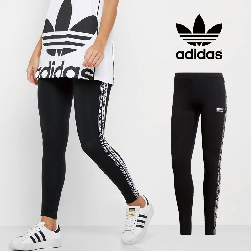 [ADIDAS] Originals Tights EC0750 日本未発売 アディダス トレフォイル タイツ レギンス 三つ葉 ジャージ レディース 韓国ファッション