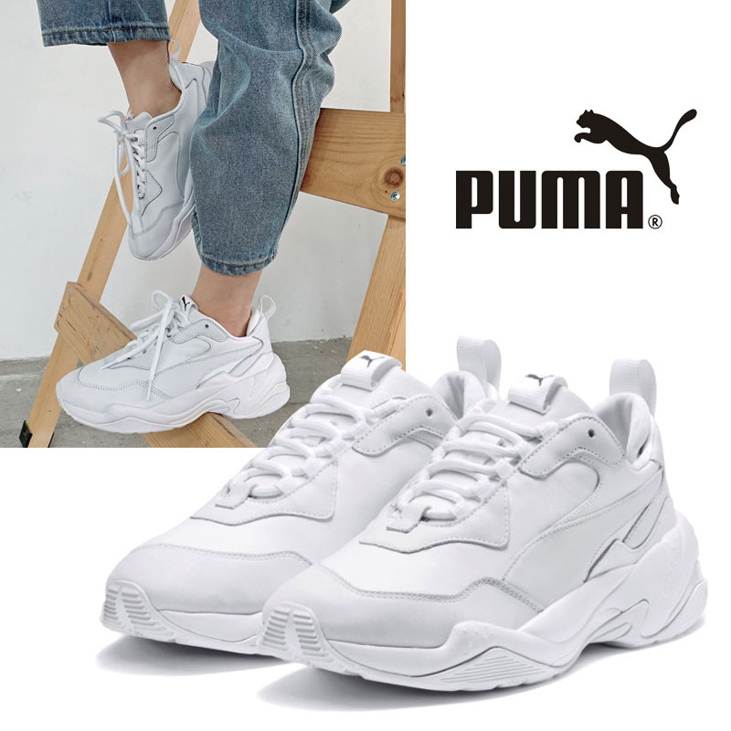 [PUMA] 37068201 THUNDER L プーマ 白 スニーカー レディース メンズ ダッドスニーカー だっどシューズ 靴 韓国ファッション メンズファッション