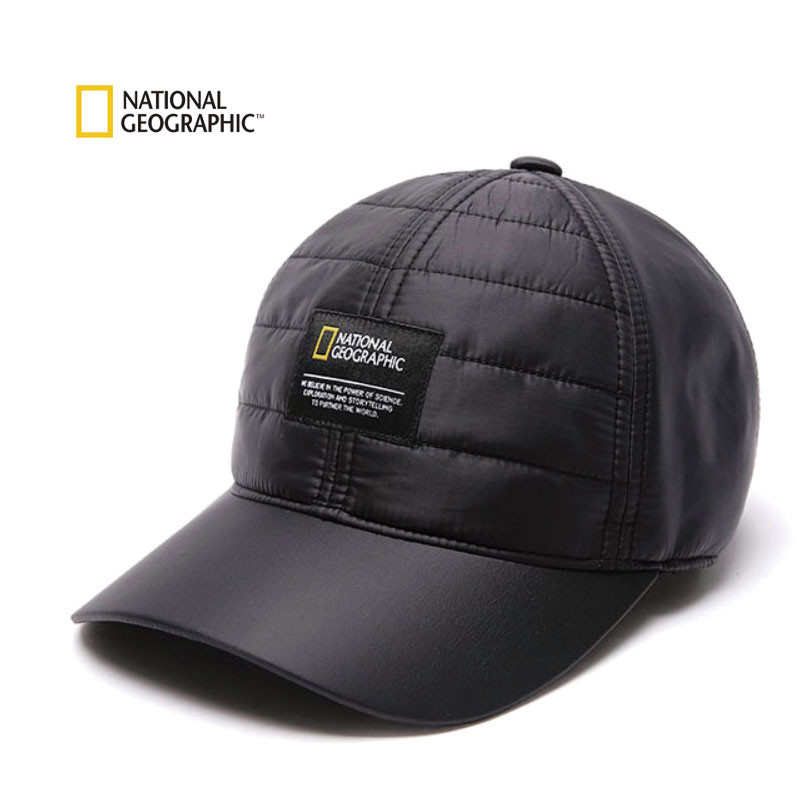 N194UHA230099000 [NATIONAL GEOGRAPHIC] パディング 防寒 帽子 ベースボールキャップ レディース メンズ 韓国ファッション キャップ ナショナル・ジオグラフィック