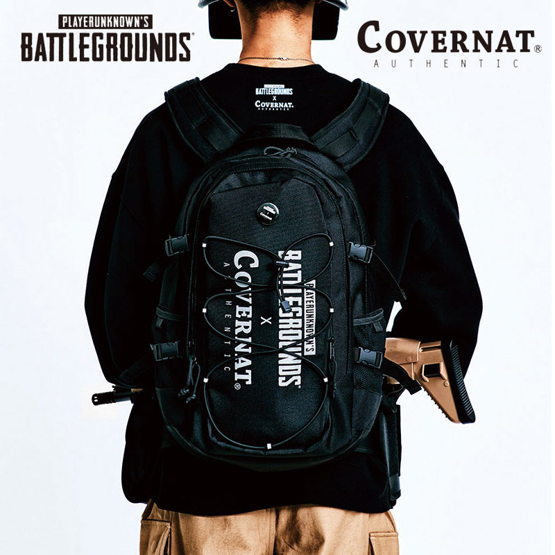 [COVERNAT] C1910BG03BK BATTLEGROUNDS SPECIAL RUCKSACK リュック バックパック バッグ 韓国 大容量 通学 レディース メンズ 大きいサイズ