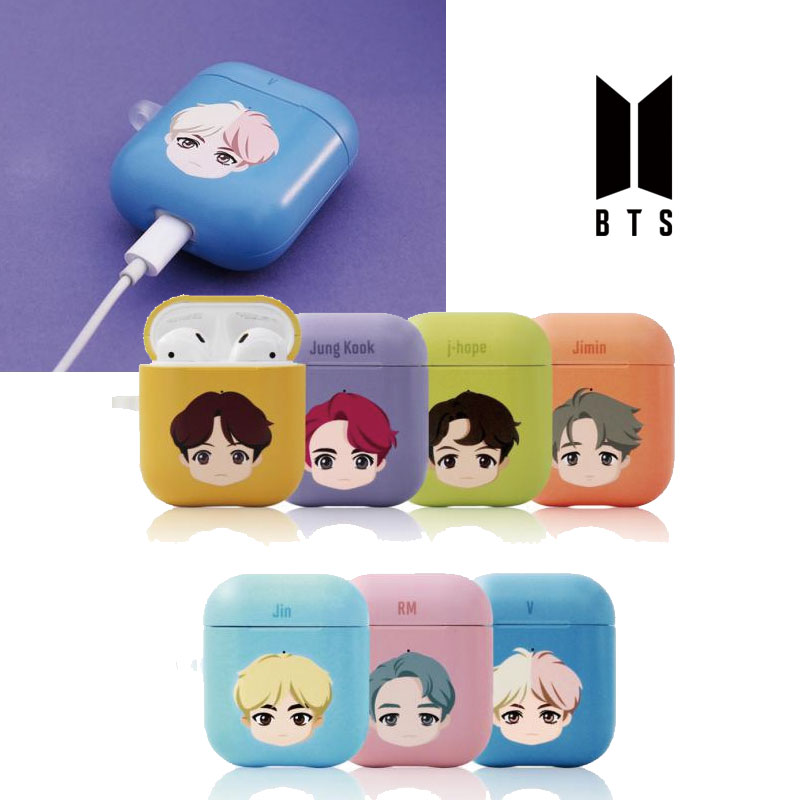 [防弾少年団][BTS] BASIC HEAD HARD CASE エアーポッズ ケース AirPods bluetooth ワイヤレスイヤホン