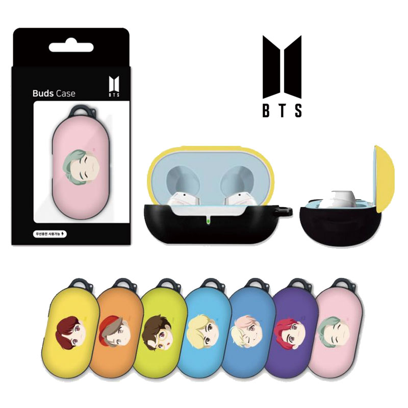 [防弾少年団][BTS] BASIC HEAD HARD CASE Galaxy Buds bluetooth ワイヤレスイヤホン ケース 防弾少年団