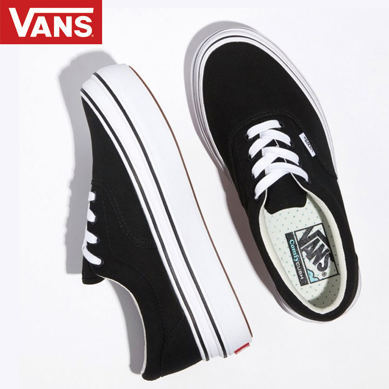 [VANS 正規品] バンズ VN0A4U1D1WX1 COMFYCUSH ERA スニーカー 厚底 レディース メンズ 靴 シューズ 韓国ファッション 通学 学生靴 キャンバススニーカー