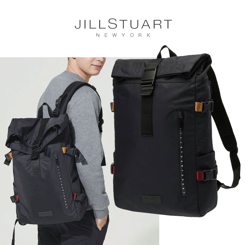 [JILLSTUART] JEBA8F516BK シンプル ブラック バッグ リュック バックパック 大容量 学校 レディース メンズ ユニセックス 韓国 A4