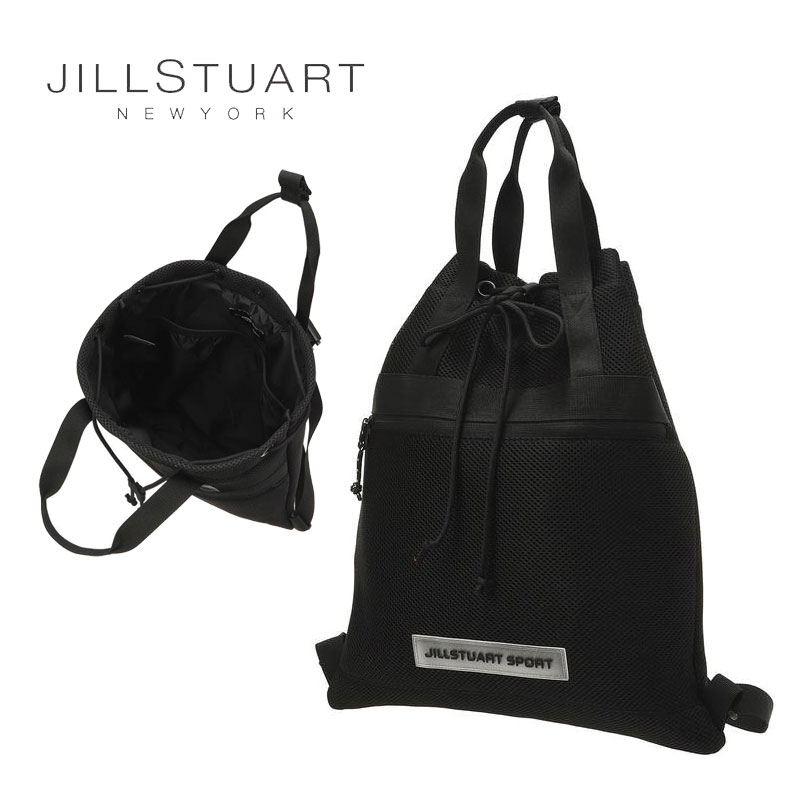 [JILLSTUART] JEBA9E115BK シンプル ブラック バッグ リュック バックパック 大容量 学校 レディース メンズ ユニセックス 韓国 A4 2WAY