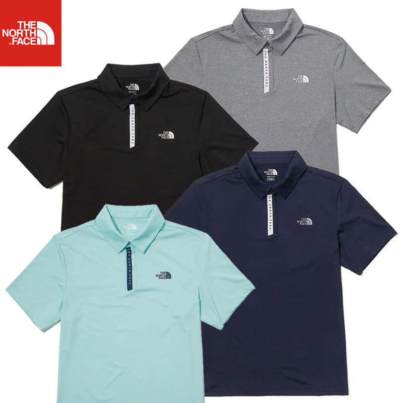 [THE NORTH FACE] NT7PL01 LYTLE S/S POLO ノースフェイス ポロシャツ 半袖ラウンドティー 韓国ファッション 半袖tシャツ レディース メンズ ゴルフウェア