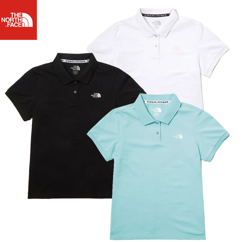 [THE NORTH FACE] NT7PL30 W VAIDEN S/S POLO ノースフェイス ポロシャツ 半袖ラウンドティー 韓国ファッション 半袖tシャツ レディース ゴルフウェア