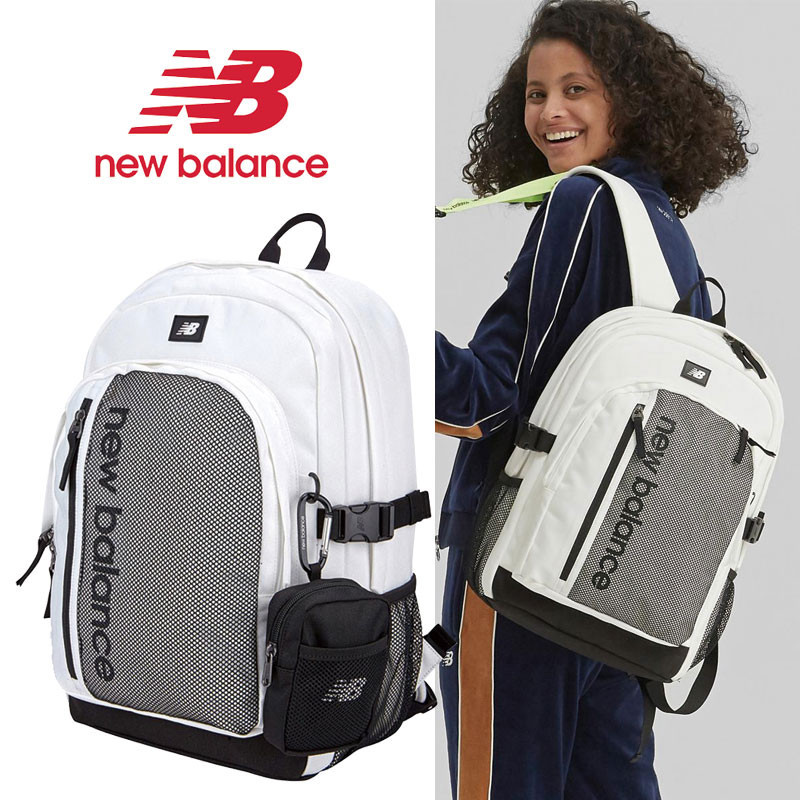 [new balance] NBGCAS0105 (BC)Off White リュックサック 登山 バッグ 通学 バックパック A4 大容量 レディース メンズ 韓国ファッション ニューバランス
