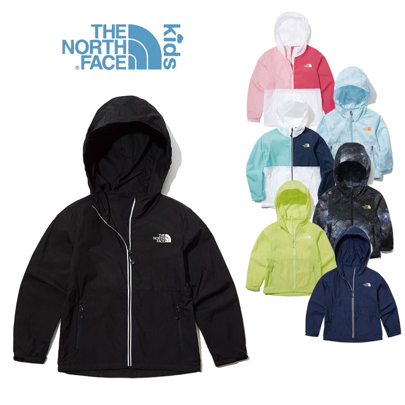 [THE NORTH FACE KIDS] NJ3LL08 COMPACT AIRY JACKET キッズ トレーニング ナイロン ジャージ ジャケット 韓国ファッション 女の子用 男の子用