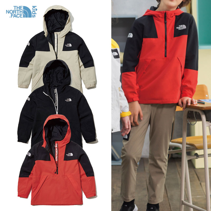 【THE NORTH FACE KIDS】 NA3BL04 NEW MOUNTAIN ANORAK キッズ マウンテンパーカー ノースフェイス ナイロン ジャケット アノラック アノラックパーカー