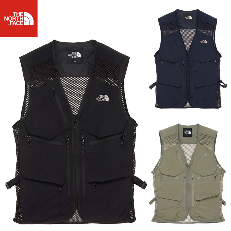 【THE NORTH FACE 正規品】 NV3BL01 GEAR MESH VEST ノースフェイス 登山服 韓国 メッシュ ベスト レディース メンズ