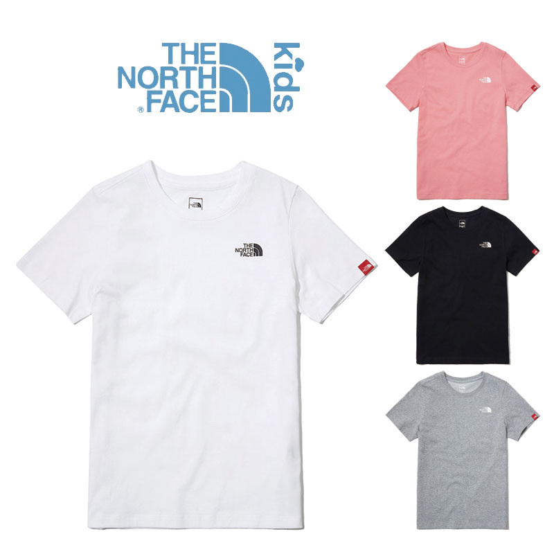 [THE NORTH FACE KIDS] NT7UL01 ESSENTIAL LOGO S/S R/TEE キッズ ノースフェイス 半袖ラウンドティー 韓国ファッション 半袖tシャツ 女の子 男の子