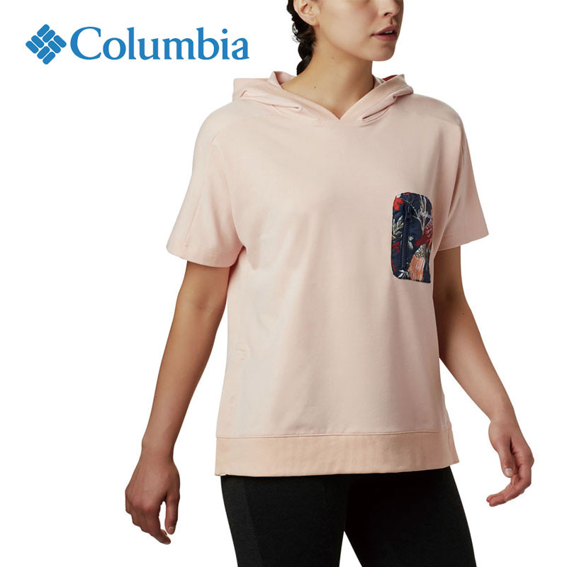 [COLUMBIA] C12AR2375870 Park SS Hoodie コロンビア フード付きティーシャツ 韓国ファッション レディース メンズ 春服 長袖tシャツ