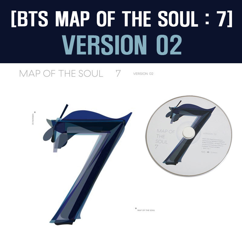 防弾少年団 VERSION 02 [BTS MAP OF THE SOUL : 7] KPOP CD 初回限定ポスター 韓国音楽チャート反映