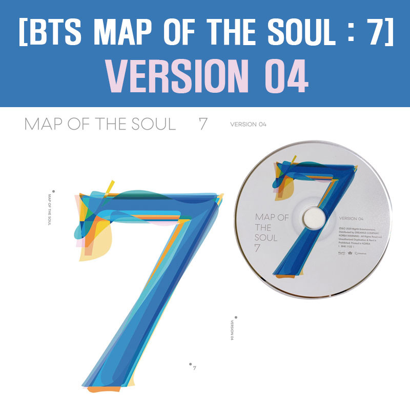 防弾少年団 VERSION 04 [BTS MAP OF THE SOUL : 7] KPOP CD 初回限定ポスター 韓国音楽チャート反映
