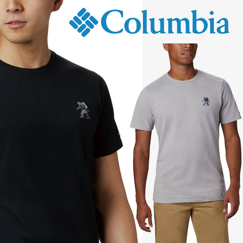 [COLUMBIA] C12AE0411 Crest to Bluff Tee ユニーク ロゴtシャツ 半袖tシャツ 春服 韓国ファッション レディース メンズ-copy
