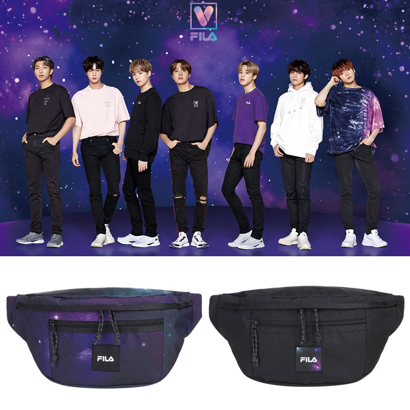 FILA BTS VOYAGER COLLECTION HIP SACK BLACK - NEW W TAG | eBay