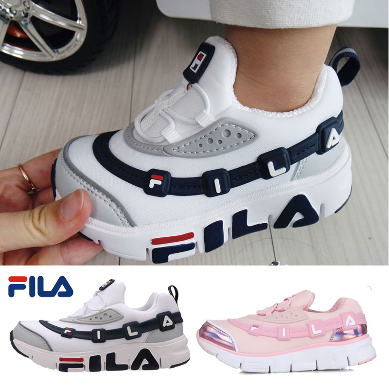 [FILA] 3RM01156_125 フィラ キッズ 子供 スニーカー 10種 トレッキングシューズ 靴 シューズ 白いスニーカー ダッドスニーカー 女の子 男の子